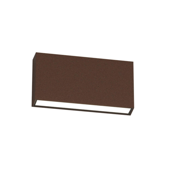 Top light madrid applique corten per esterni led 10w cct