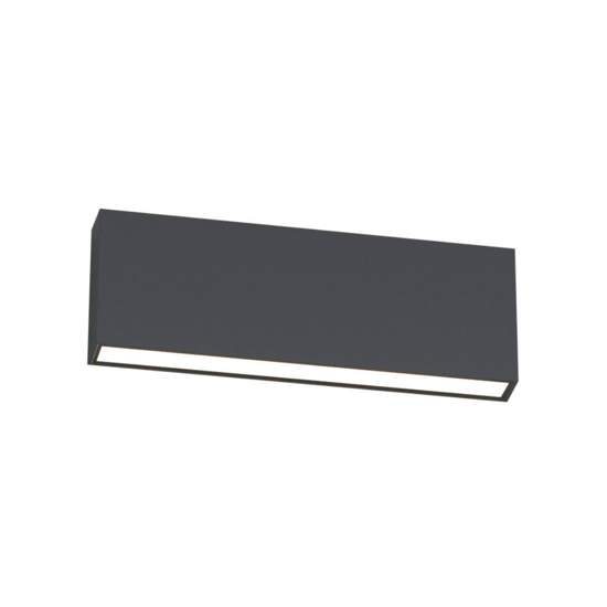 Top light madrid applique da esterno antracite led 20w cct ip65