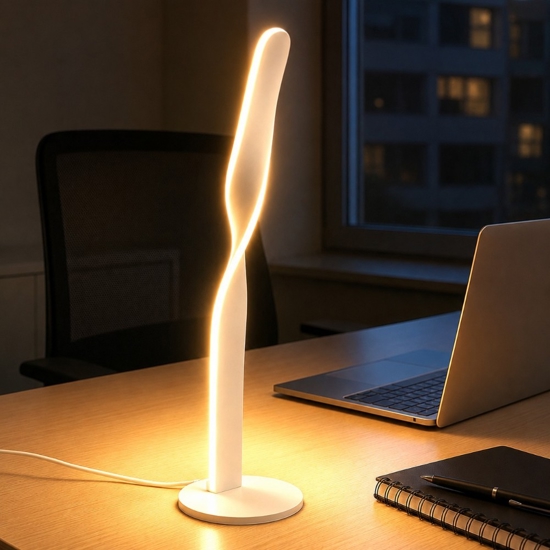 Lampada da scrivania per ufficio moderna bianca led 4000k 10w