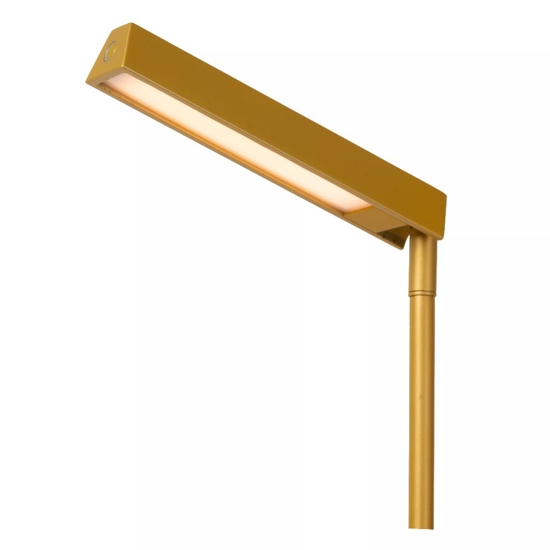Lampada da scrivania giallo ocra design moderna