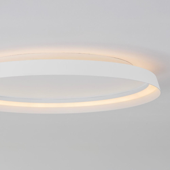 Plafoniera bianca led 48w 2700k 4000k dimmerabile rotonda moderna