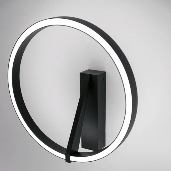 Vivida meridiana nero plafoniera led 33w 3000k 4000k moderna