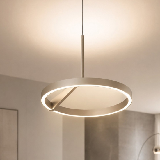 Lampadario meridiana sabbia led 17w  3000k 4000k vivida moderno