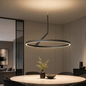 Vivida meridiana lampadario moderno led 44w 3000k 4000k bronzo