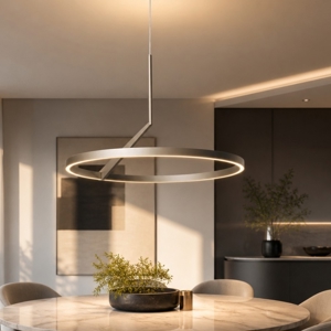 Vivida meridiana lampadario sabbia moderno led 44w 3000k 4000k