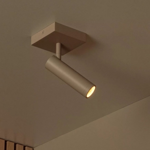 Faretto da soffitto tortora orientabile