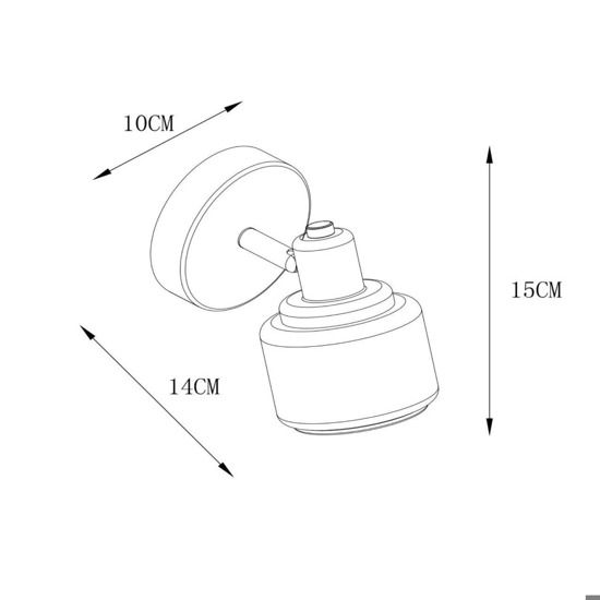 Faretto lampada da soffitto oro con vetroambra orientabile