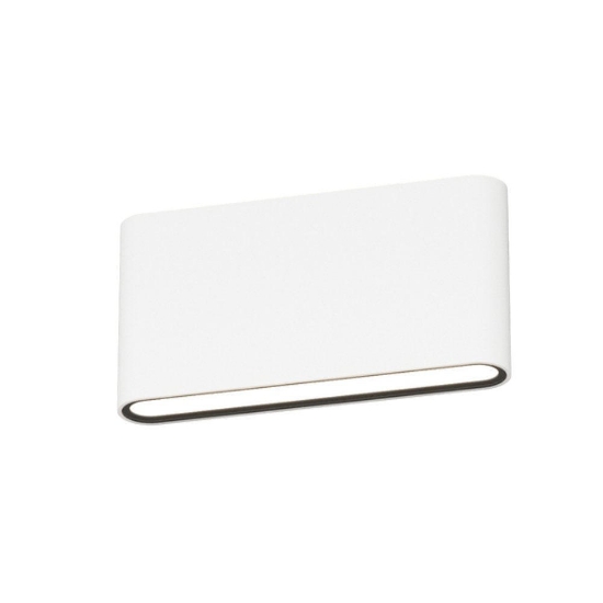 Top light applique da esterno lima bianca rettangolare led 10w cct 3000k 4000k