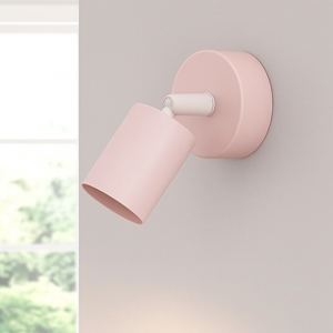 Applique rosa da parete soffitto orientabile per interni