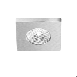 Faretto da incasso quadrato led 3w 4000k grigio gea luce