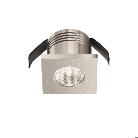 Faretto da incasso quadrato led 3w 4000k grigio gea luce