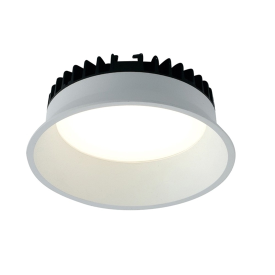 Faro da incasso led bianco rotondo 30w 220v 4000k fp