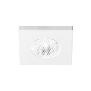 Faretto da incasso led a soffitto 3w 4000k bianco quadrato gea luce
