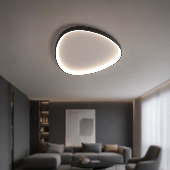 Plafoniera led design moderna led 48w 3000k 4000k vivida lifering