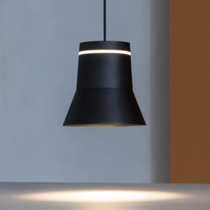 Vivida cloche lampada nera a sospensione led 6w 3000k