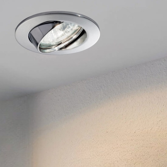 Ideal lux swing fi box 3 faretti orientabili da incasso a soffitto cromo