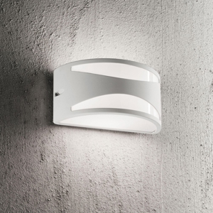 Rex-3 ap1 applique da esterno ip44 bianco ideal lux