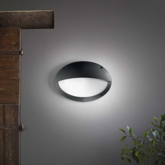 Ideal lux medea-2 ap1 applique per esterno nero