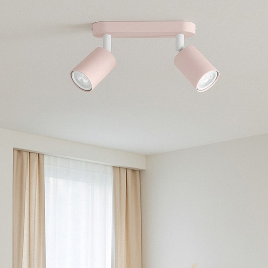 Plafoniera da soffitto parete 2 luci orientabili