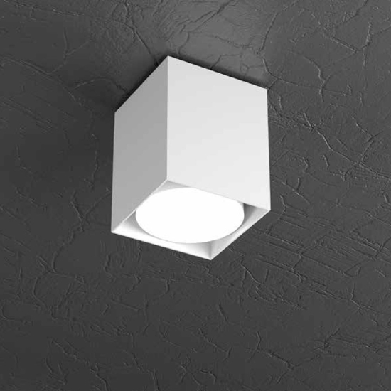 Faretto da soffitto bianco top light plate