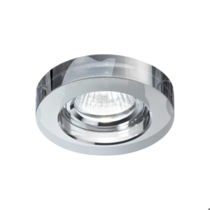 Ideal lux blues fi round faretto da incasso rotondo vetro fume