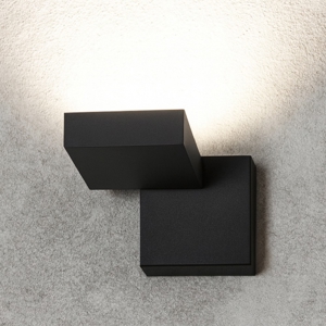 Toplight up applique lampada da parete marrone moderna