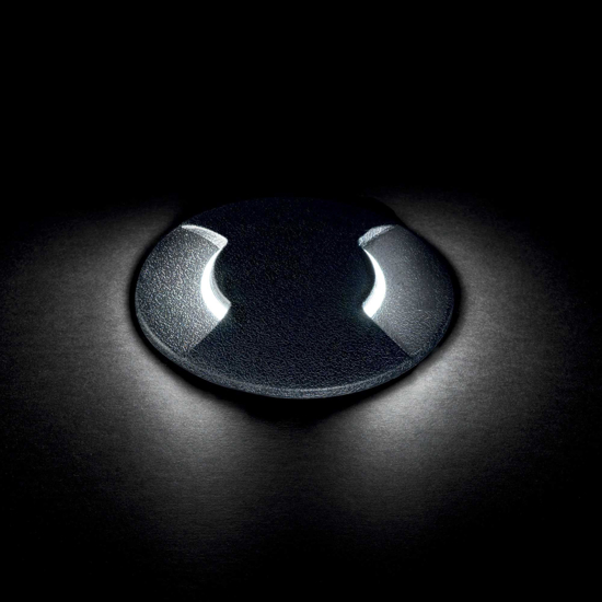 Landing ideal lux faretto per esterno da incasso nero