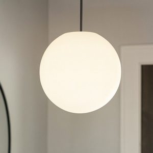 Sole sp1 d40 lampadario sfera bianca ideal lux