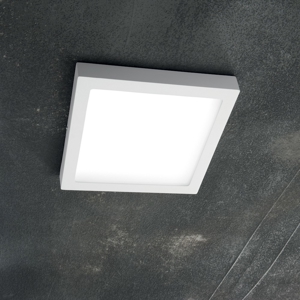 Universal pl d30 square ideal lux plafoniera per cucina 24w 3000k bianca