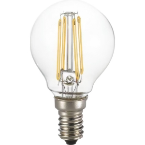 Lampadina led e14 4w 4000k 450lm minisfera vetro trasparente ideal lux