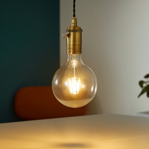 Doc sp1 lampada a sospensione vintage rame ideal lux