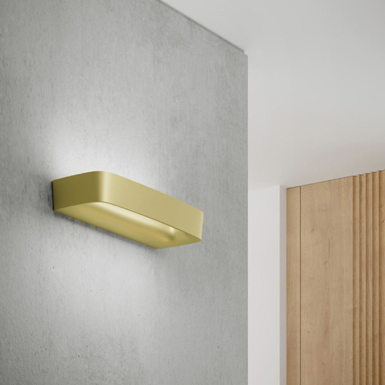 Sforzin applique aki oro da parete biemissione led 3000k