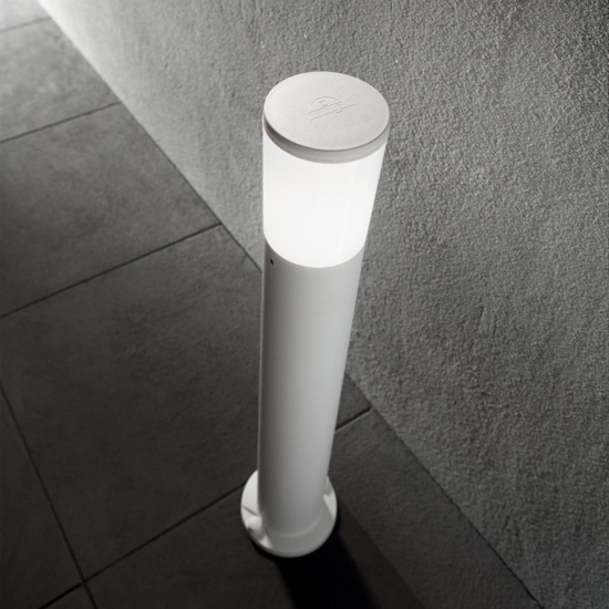 Atena pt1 grigio ideal lux lampione da esterno giardino cilindro