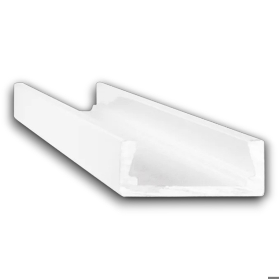 Profilo piatto 2mt bianco ideal lux per strip led max 11mm