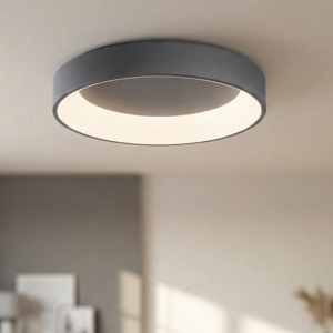 Plafoniera led 35w 60cm grigio 3000k-4000k affralux band diodi