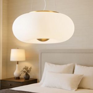 Arizona sp3 ideal lux lampadario stanza da letto sfera vetro decorato