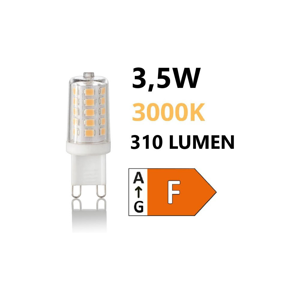 Lampadina g9 led 3,5w 3000k 310 lumen ideal lux