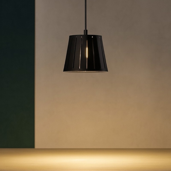 Lampada pendente sospensione per nero fp
