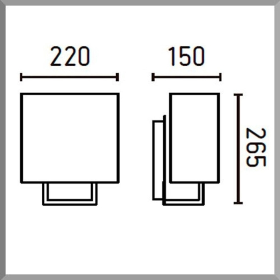 Applique da comodino per camera da letto bianco con interruttore