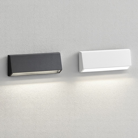 Isiyluce segnapasso per esterno led 4w 4000k cover bianco antracite