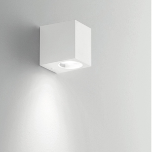 Isyluce applique da esterno cubo bianco