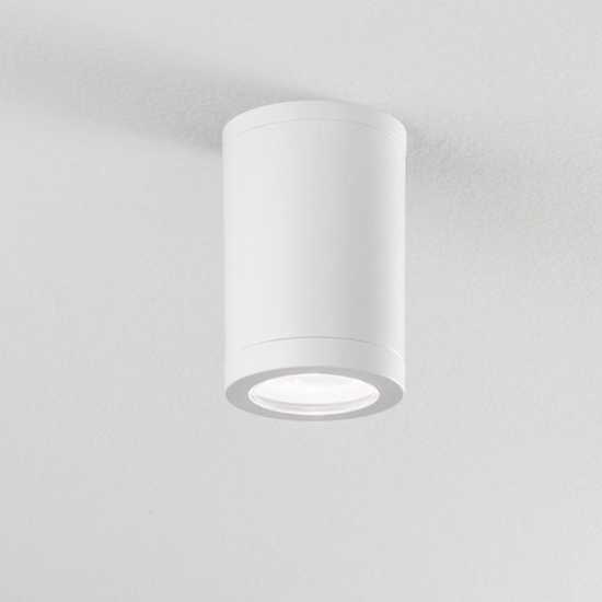 Isyluce faretto per esterni cilindro bianco anti corrosione