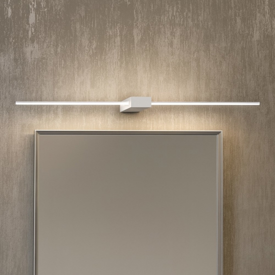 Ideal lux theo ap d115 applique da bagno bianca led 20w