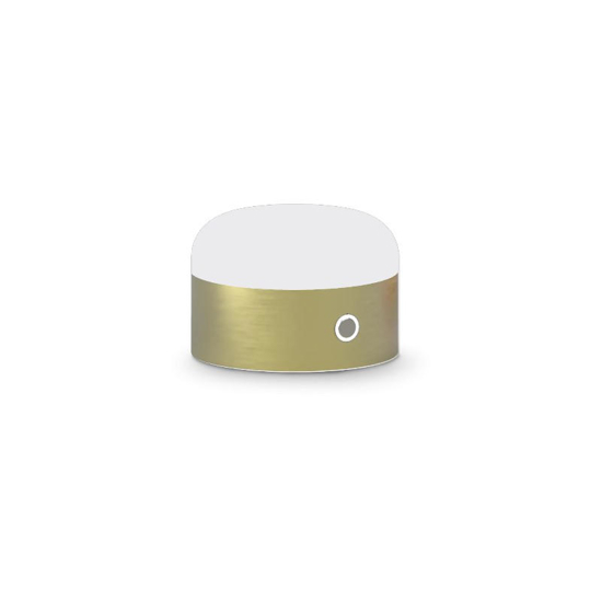 Mignon tl ideal lux lampada abat jour ottone led 3000k touch dimmer fp