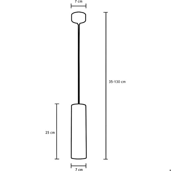 Lampada a sospensione cilindro di gesso bianco
