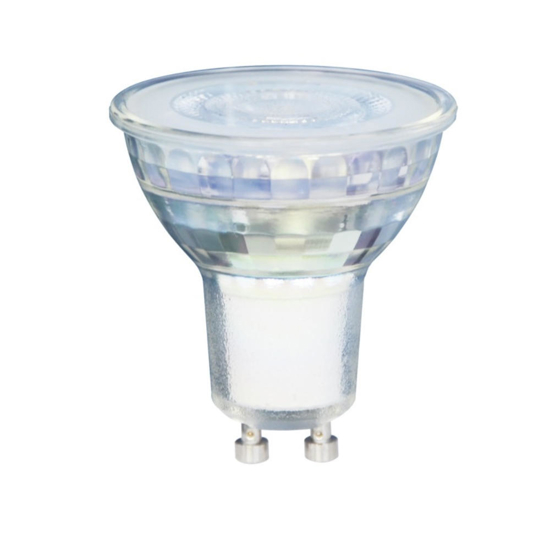 Life lampadina led gu10 5,5w 3000k 630 lumen ottica 36 dimmerabile
