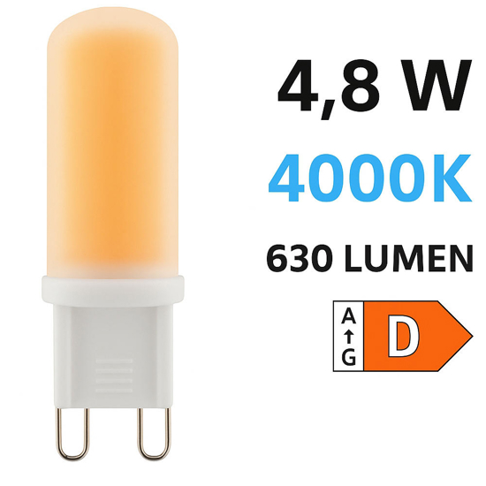 Life lampadina led g9 4w 4000k 630 lumen ottica 360