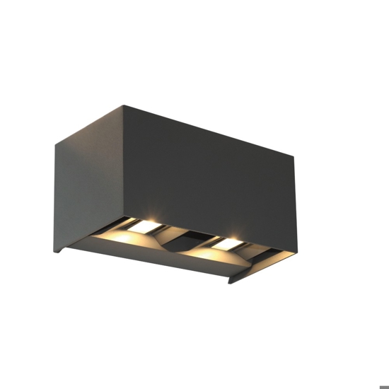 Life applique per esterno antracite 20w 3000k 4000k 5000k