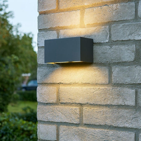 Life applique per esterno antracite 20w 3000k 4000k 5000k