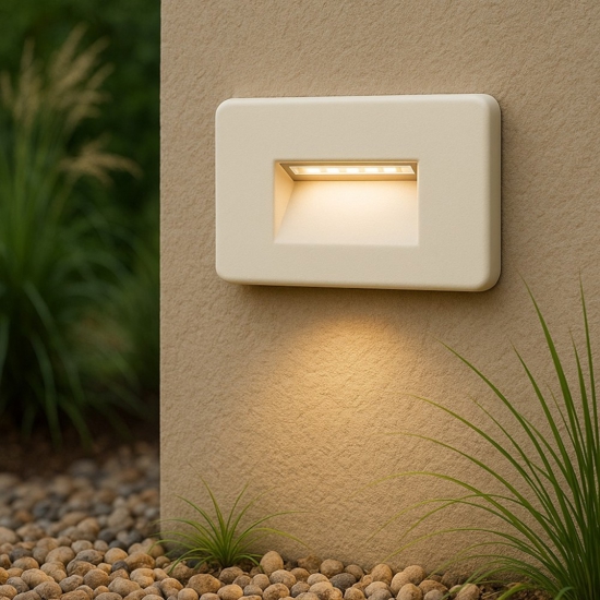 Life segnapasso bianco led da incasso 2w 3000k 4000k 5000k ip65